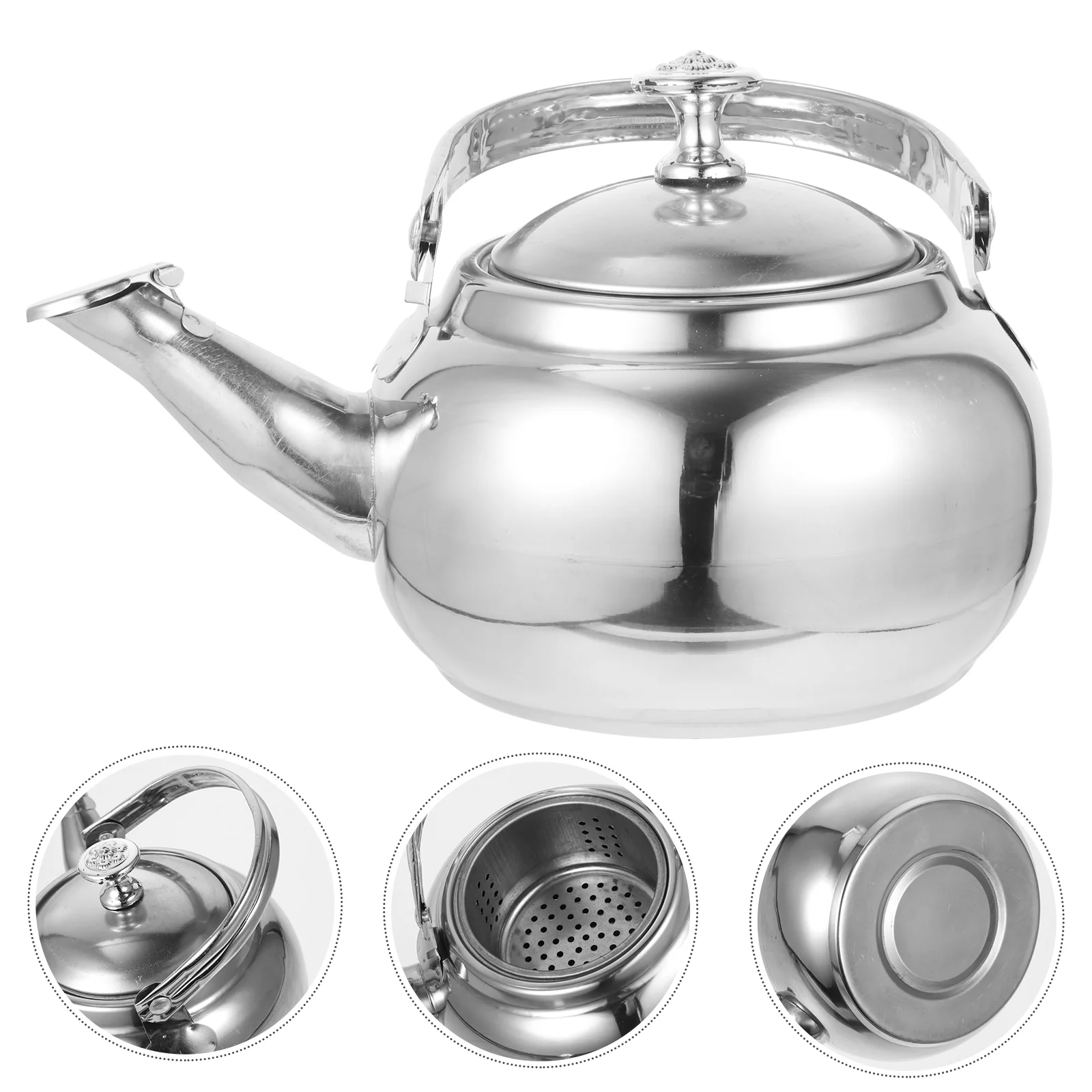 

Whistling Tea Kettle Stainless Steel Water Boiler Induction Stove Gas Stove Top Home