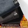 Autumn Winter Fleece-Lined Warm Loose Fit Plus Size Bunded Feet Sweatpants Corduroy Men's Pants Student Versatile Casual Trouser