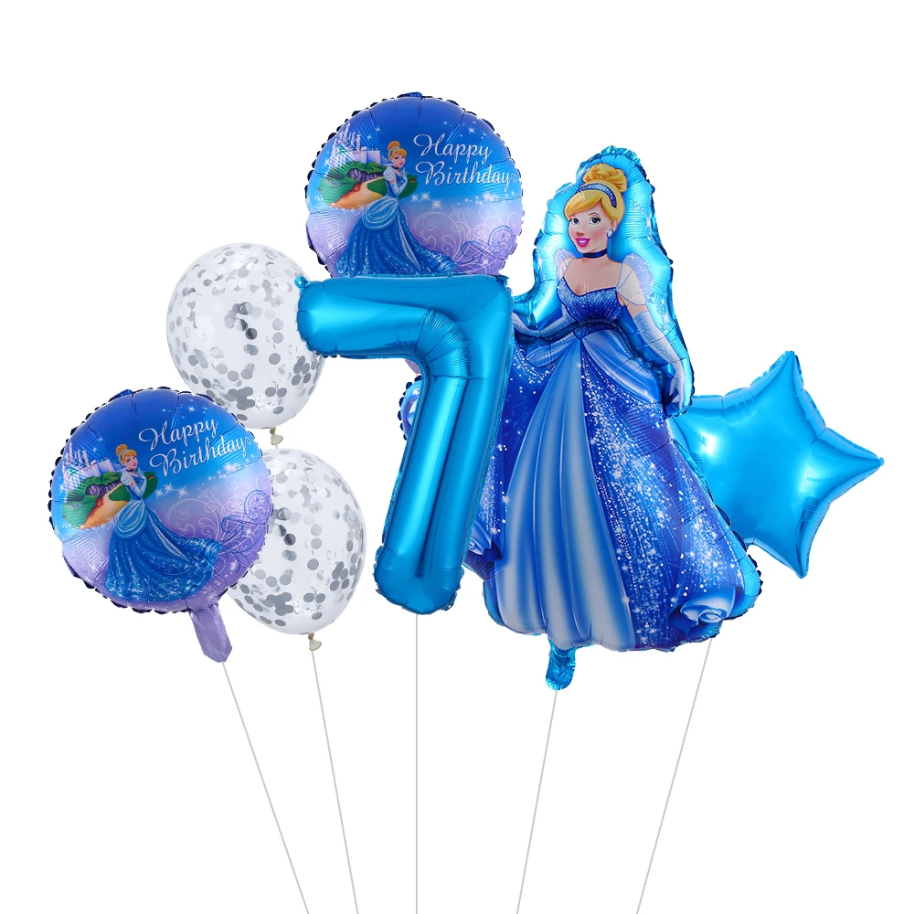 43Pcs New Disney Aurora Foil Balloon 40inch Pink Number Helium Globos Girls  Gift Birthday Baby Shower Party Decoration Supplies - AliExpress