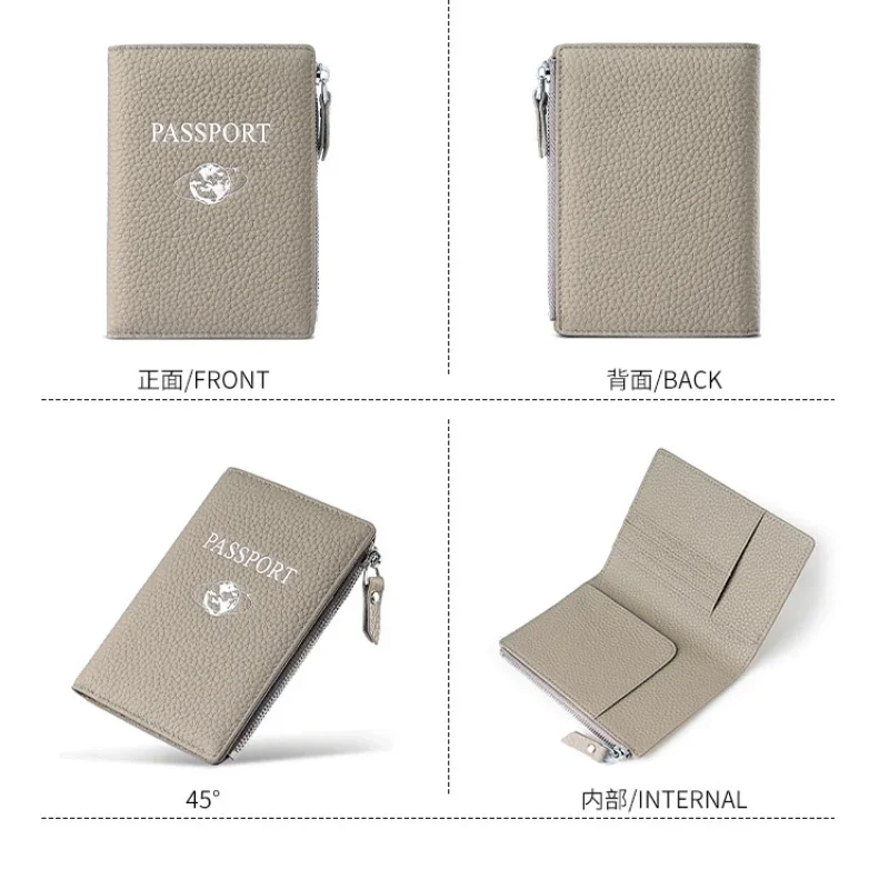 Portefeuille De Passeport En Cuir Portefeuille Portefeuille RFID