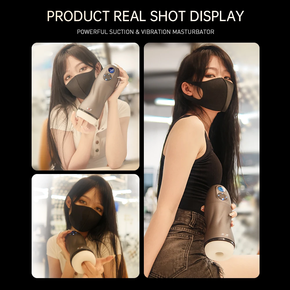 DRYWELL Smart Sex Robot for Men Vacuum Oral Sex Sucking Automatic Male Masturbator Heating and Moaning Adult Goods for Men male masturbator