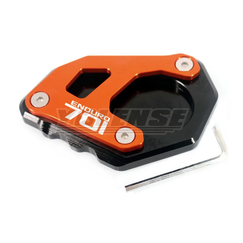 Motorcycle Kickstand Foot Side Stand Extension Pad for Husqvarna 701 Enduro SMC 701Enduro