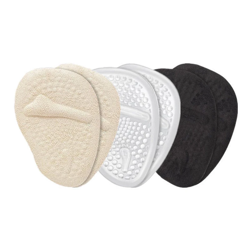 Silicone Soft Women's Anti-Slip Forefoot Cushion for Comfort and Pain Relief