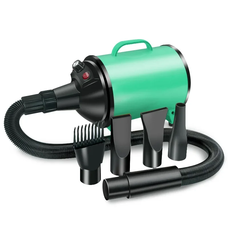 Pet Grooming Dryer 2 In 1 Intelligent Silent Dog Hair Dryer with High-power Negative Ion Sorting and Flushing Dog travel supplie