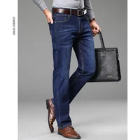28-40 2024 Autumn/Winter New Men's Jeans High Quality Elastic Thickened Durable Pants with Washed Technology Denim Pants 2