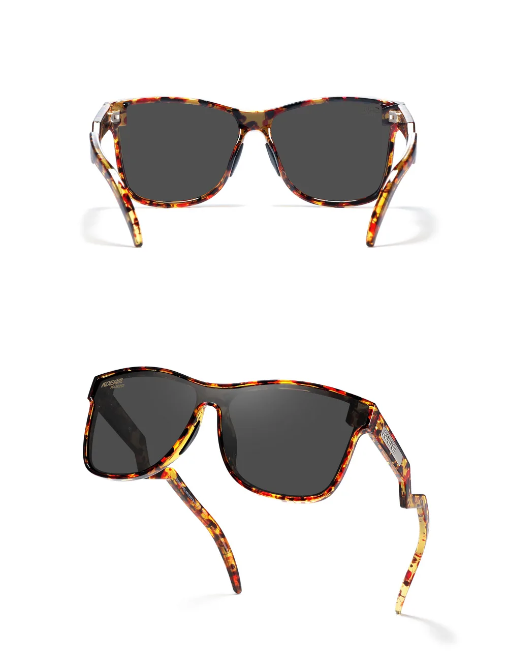 Kdeam 1,2mm polarisierte Sonnenbrille ultraleichte tr90 Herren Outdoor Sport bunte Brille 3d Metall Logo Fahrrad brille kd0809 – Detail 22