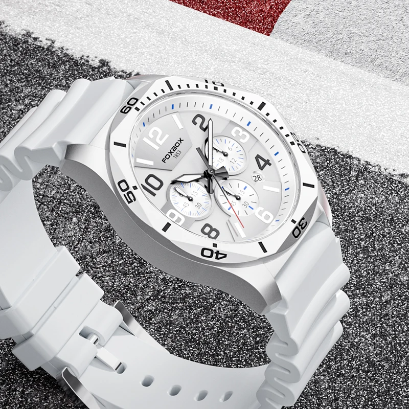

LIGE Men Watches Fshion Luxury Business Man Wristwatch Silicone Waterproof Luminous Chronograph Casual Quartz Watch For Men Date