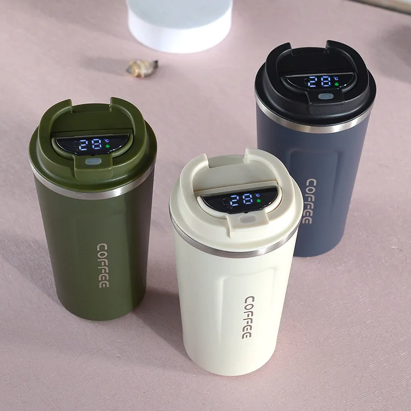 YCONTIME Smart Digital Thermos,Keep Cold And Heat Thermal Bottle,Travel  Coffee Cups,Mugs Thermos,LED Display Temperature Thermal - AliExpress