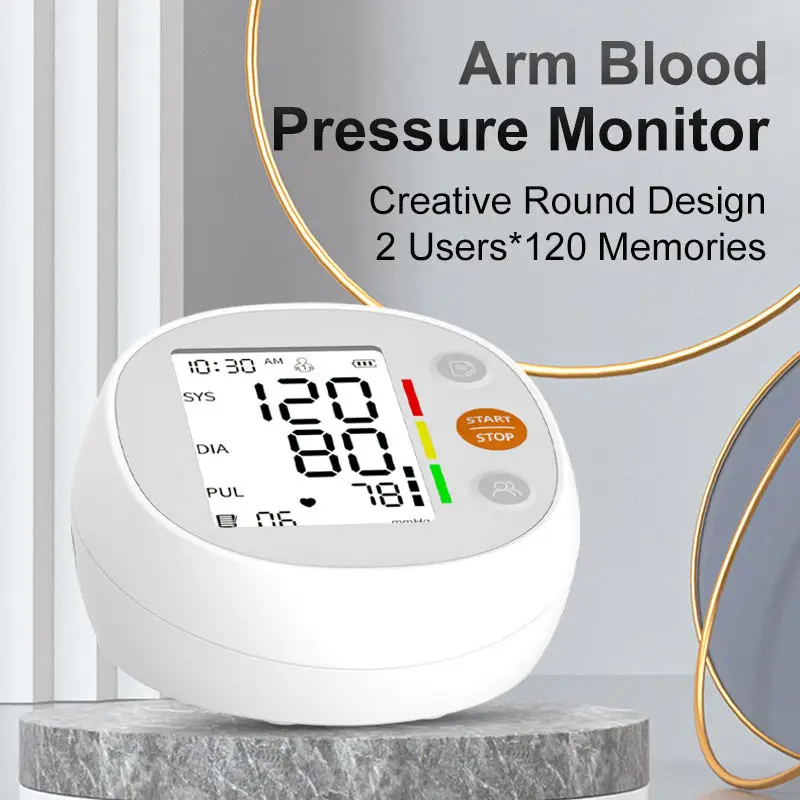 Electronic Blood Pressure Monitor for Home Use Fully Automatic
