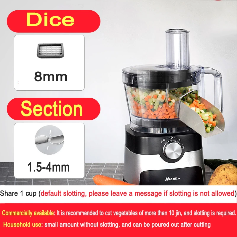 

Commercial Vegetable Dicing Machine Chopper Electric Carrots Cucumbers Onions Peppers Cubes Crusher Cutter Kitchen Machines