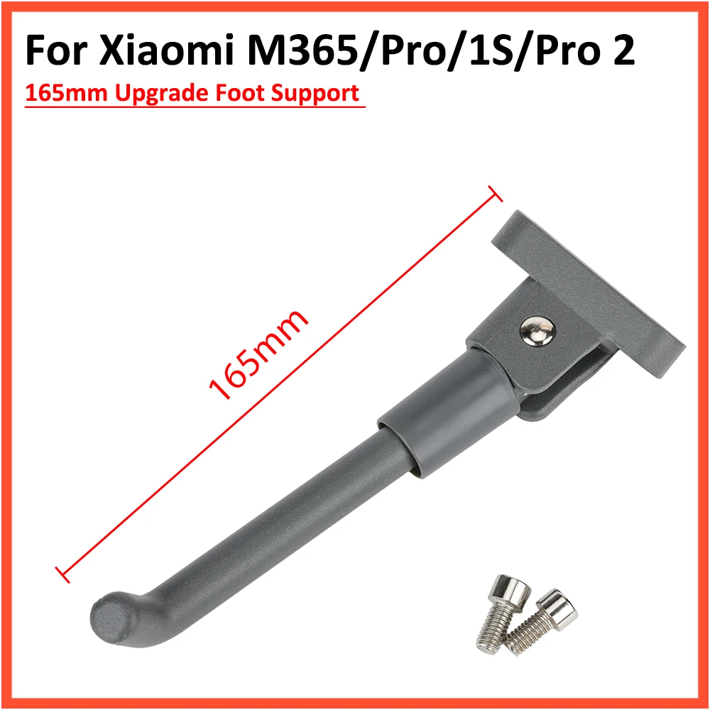 

165mm Gray Black Parking Kickstand for Xiaomi M365 1s Pro 2 Pro Electric Scooter Stand Foot Support Modification Parts