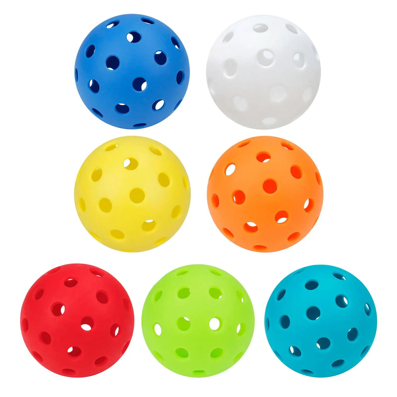 كرة بيكلبول مضيئة متينة للتدريب في الملاعب الخارجية للعب في البطولات المعتمدة Luminous Pickleball Ball Durable Practice for Outdoor Courts Sanctioned Tournament Play