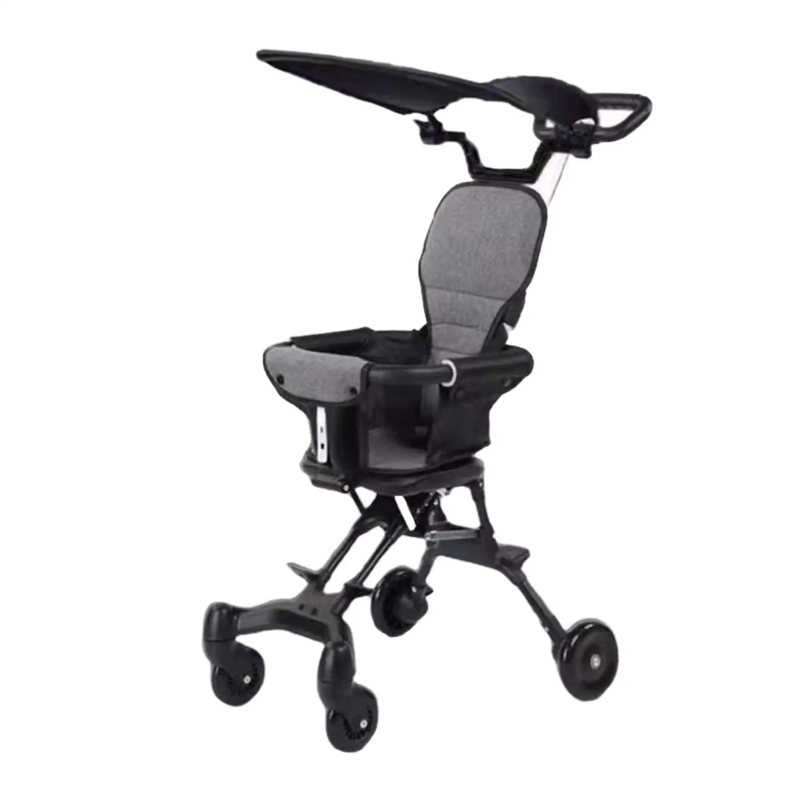 Travel Stroller with Canopy Multipurpose Portable Folding Baby Pushchair Foldable Stroller for Park Camping Trip Airplane
