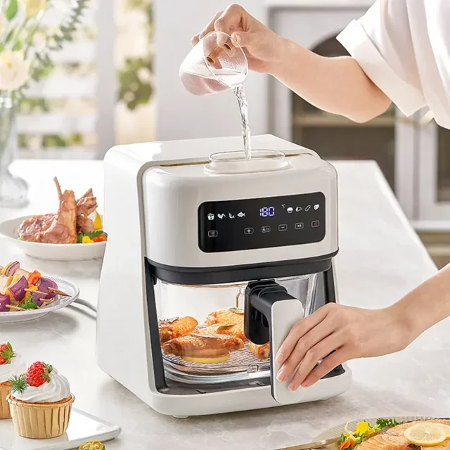 Introducing the wanmi 5L Spray Type Visible Air Fryer: A Multi-functional Electric Fryer for Every Kitchen Excellent product recommendation