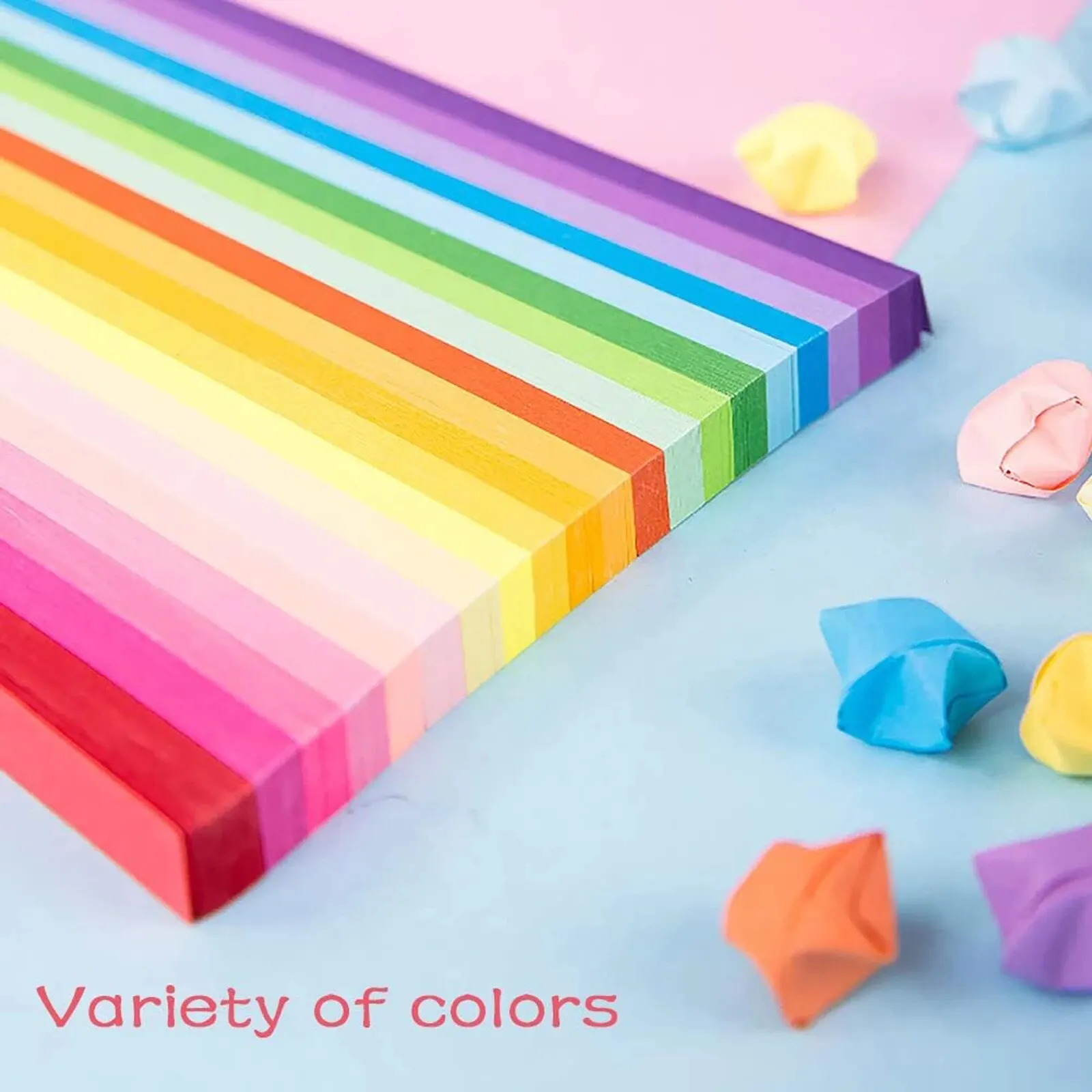 Multicolor Star Origami Paper for DIY Crafts