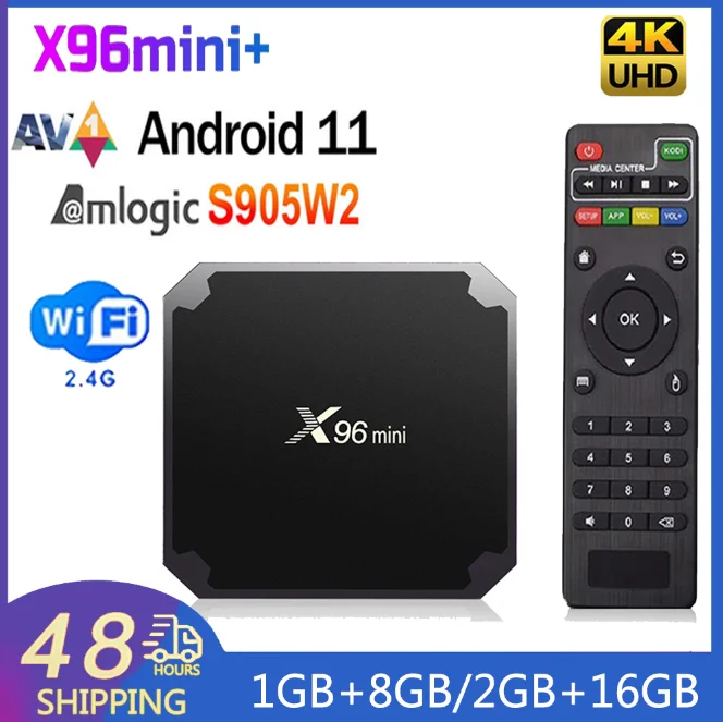 X96 MINI Android 7.1.2 Amlogic S905W 4K TV BOX 2GB/16GB