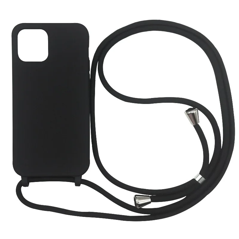 Versatile Crossbody Necklace Strap with Soft Silicone Case Cover