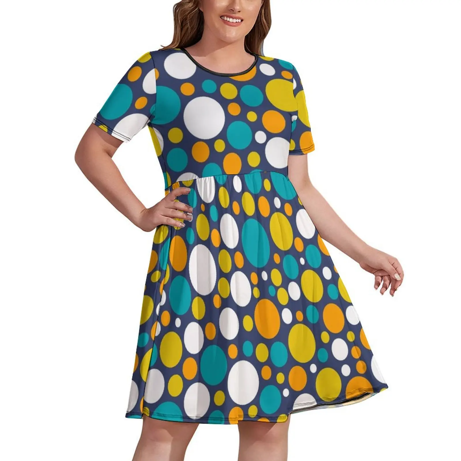 

60s Color Bubbles Dress evening dress ladies dresses for special occasion