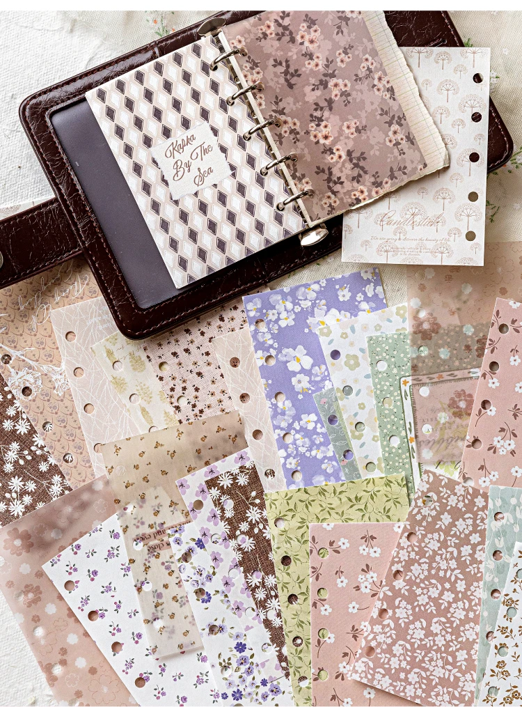 52 Stück Vintage-Papier im Multi-Style-Design, Retro-Schreibwaren, Schreibpapier, Junk-Journal-Etiketten, Scrapbooking-Materialien – Detail 3