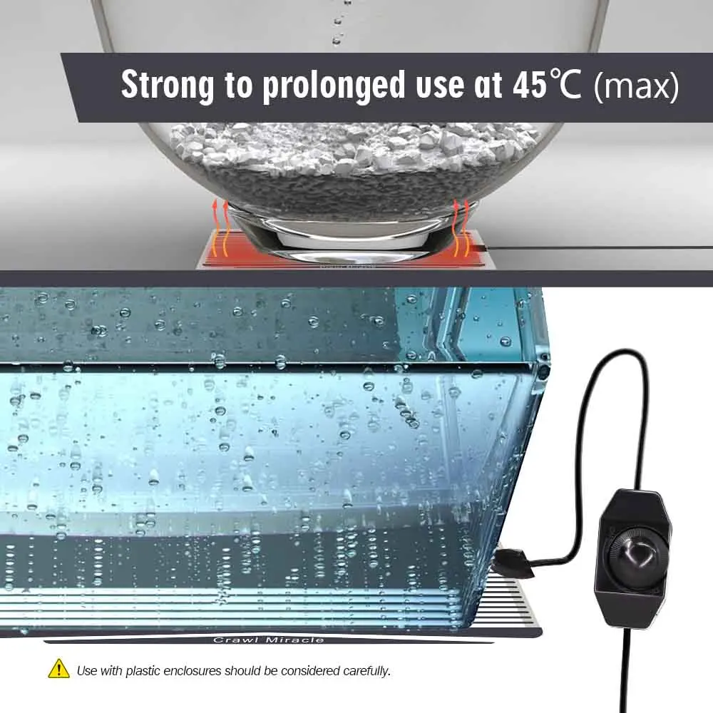 35W-5W Reptile Heat Mat Plant Heating Pad for Indoor Garden Planting Greenhouse Warmer Thermostat Temperature Control Waterproof