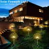 2Pack Solar Powered String Lamp Tree Waterproof Outdoor Fireworks 8 Modes DIY Lawn Patio Garden Christmas Light Decorations 2024 2