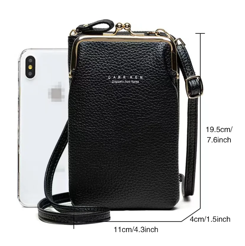 HOT Fashion Phone Bag Small Crossbody Bags Women's Mini Matte Leather Shoulder Messenger Bag Clutch Trend Ladies Purse Handbags