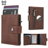 Airtag Wallet Rfid Pop Out Credit Card Holder Men Wallets Front Pocket Bifold Cardholder Case Short Male Purse for Air Tag 1
