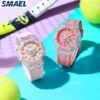 SMAEL 5Alarm Clock 2 Time Digital Watches 8088 Waterproof Men Watch Countdown Stopwatch Led Light Electronic Movement Wristwatch 2