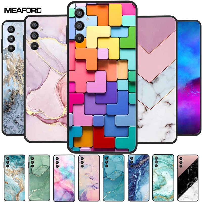 Per Samsung A34 5G Custodia 6.5 "Marble Soft Tpu Cover Posteriore Antiurto In Silicone Per Samsung Galaxy A34 5G Custodia A 34 5G Paraurti Funda
