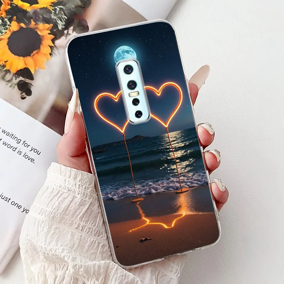 Clear Luxury Fashion Flowers Cat Design Soft Back Phone Case