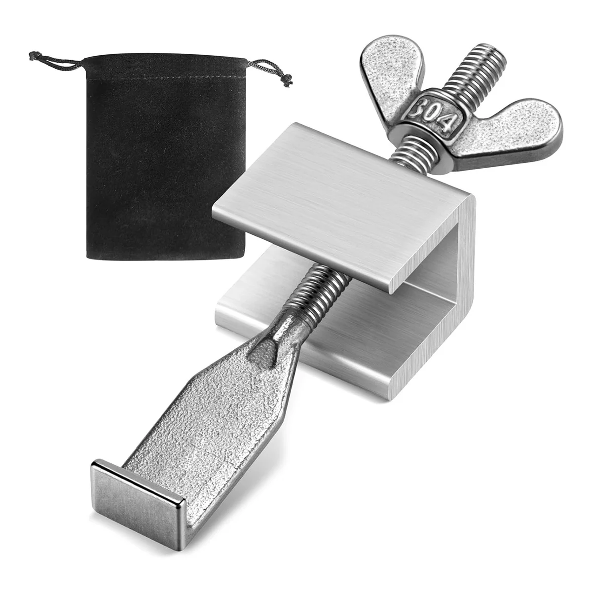 ABIY-Upgraded Portable Door Lock, Heavy Duty Metal Door Locker for Extra Home Security, Adjustable Travel Security