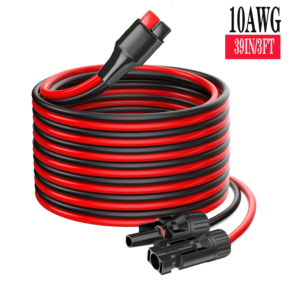 6FT/78IN 10AWG Solar Panel Cable With Anderson Connectors For RV power station Pure copper solar charger Extension cable