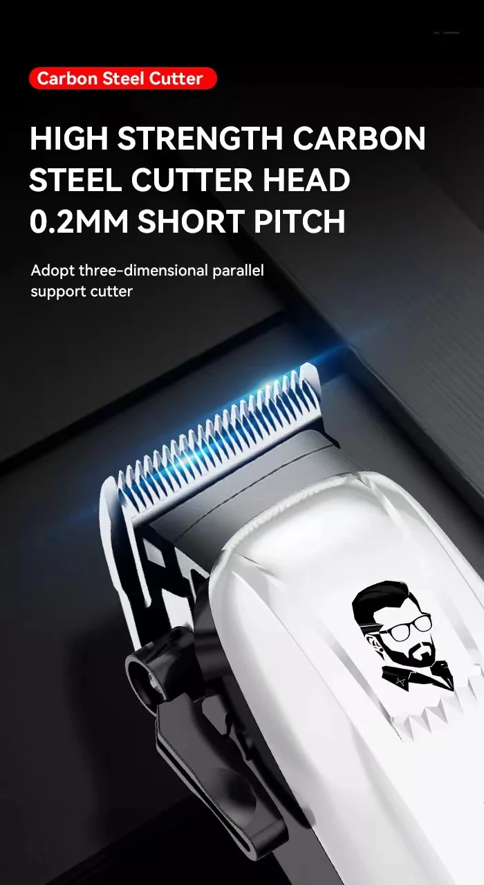 Kemei KM-PG809A Rechargeable Electric Hair Clipper Trimmer For Man