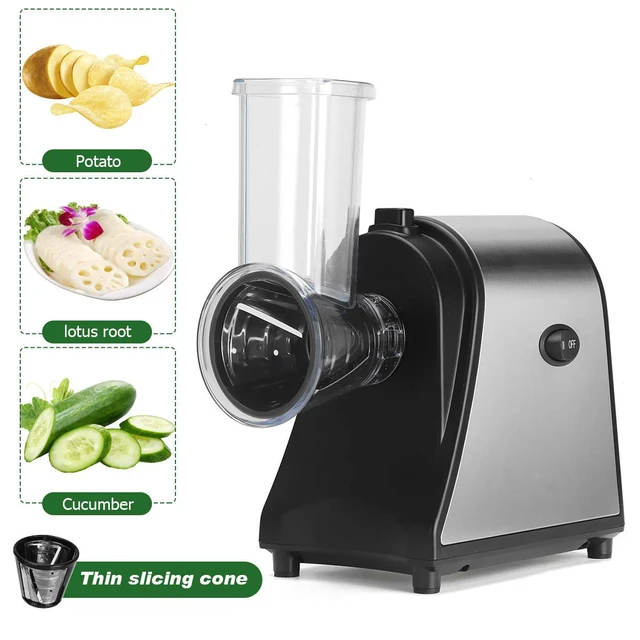 Electric Slicer Electric Salad Make Electric Chopper Electric Slicer  Shredder Electric Grater Kitchen Slicer 5 Blades Electric Slicer - China 5  Blades Electric Slicer and Electric Slicer price