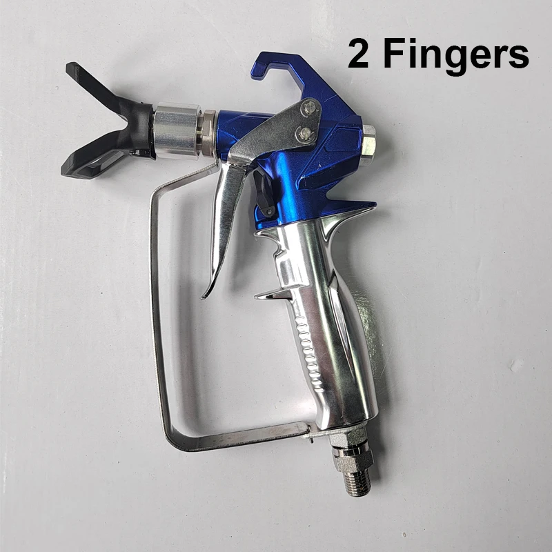 2 Fingers and 4 Fingers Airless Paint Spray Accessories Gun With 517 Tip Nozzle Guard for Wagner Pump Sprayer Machine