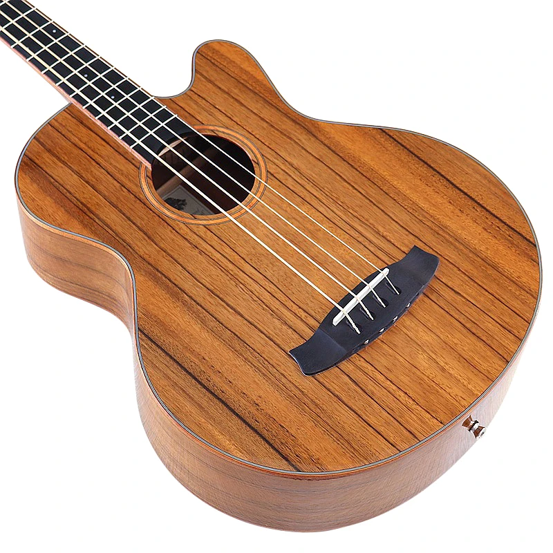 4 String Electric Acoustic Bass Guitar 43 Inch Cutaway Design Guitar With EQ electric bass guitar