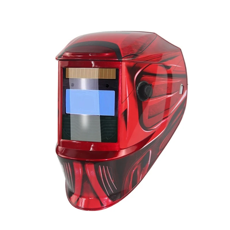 Professional Solar Powered Welding Face Shield with Automatic Darkening Lens and Comfortable Fit for Various Environment