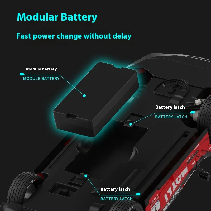 1: 14 Remote Control Drift Car Simulation High Speed 4wd Racing Car 4wd Proportional Acceleration Racing Toy Car 4