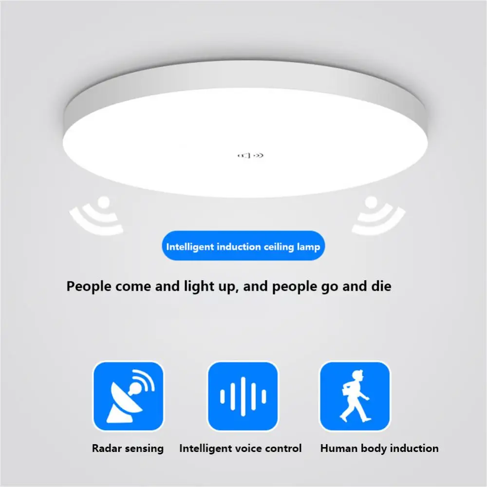 

Motion Sensor Light Ceiling Lamps Modern Smart Home Indoor Aisle LED Hanging Induction Lighting LivingRoom Ceil Luminaire Lamp