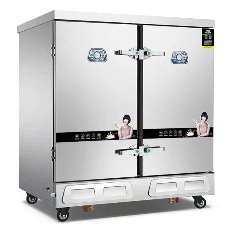 Hotel Restaurant Catering Kitchen Equipment Stainless Steel Commercial Steaming Rice Cabinet