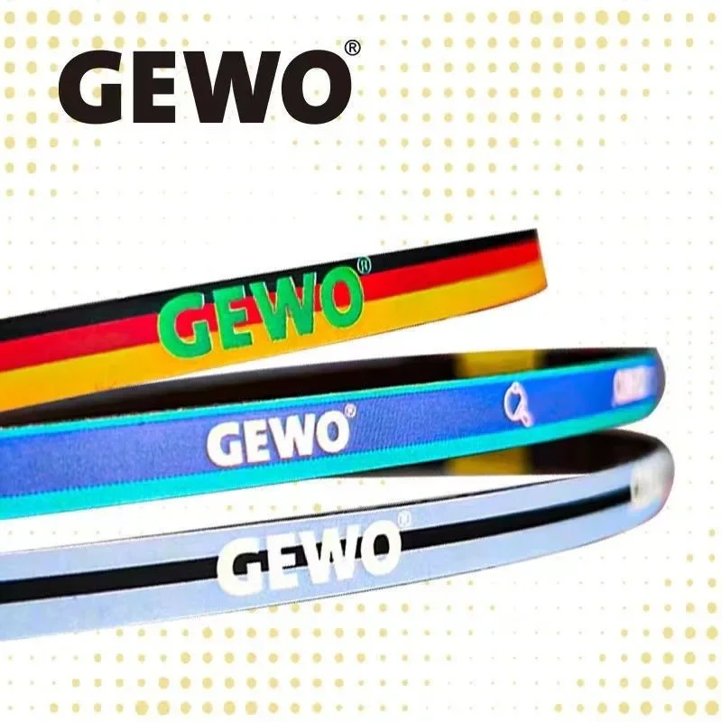 Original GEWO Table Tennis Racket Carbon Edge Tape Ping Pong Bat Side Hard Protective Sponge Tape 6MM Carbon Edge Tape