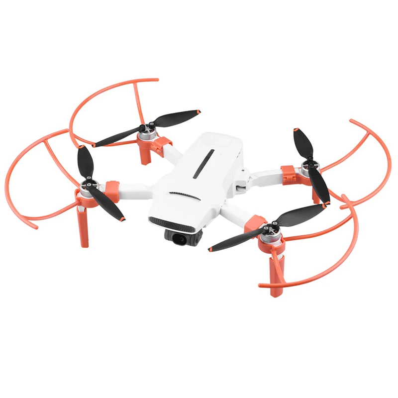 Blade Protection Cover Anti-Collision Propeller Protector Guard and Increased Landing Gear for FIMI X8 MINI Drone,Orange