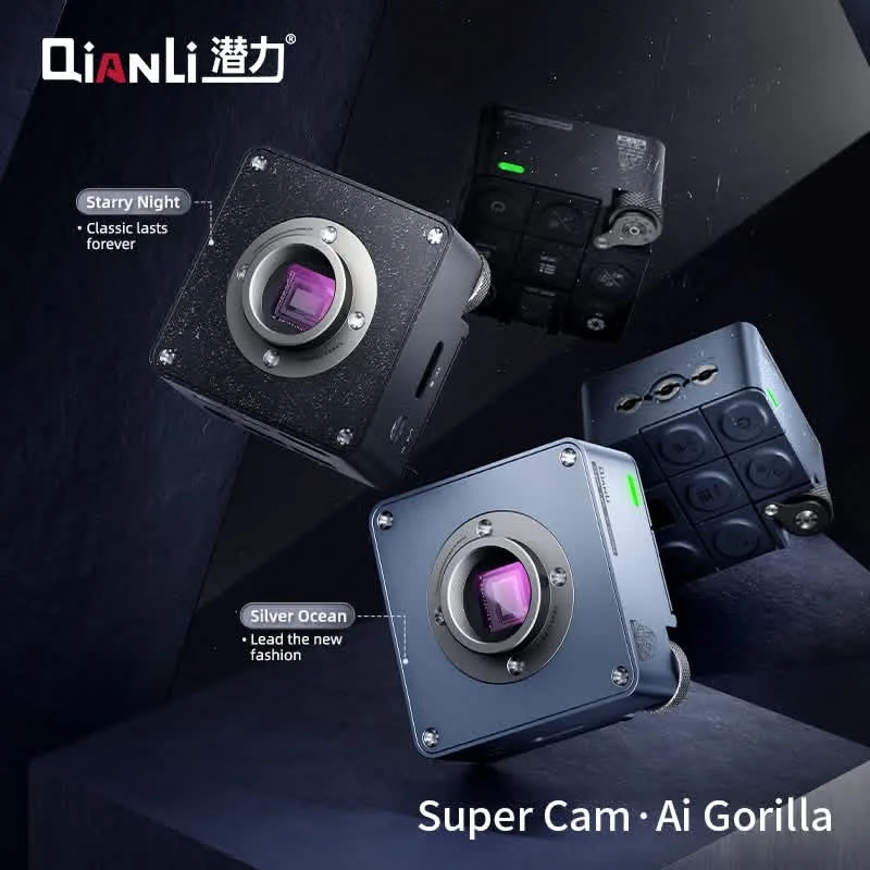 QiANL i Gorilla 산업용 카메라/현미경 CMOS 이미지 센서는 고화질 실시간 튜토리얼을 가져올 수 있으며 연결할 수 있습니다.