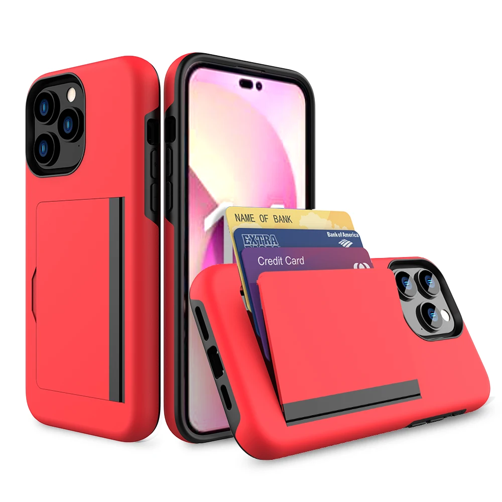 Card Case For iPhone 16 Pro Max 15 14 Cove Case Wallet 3