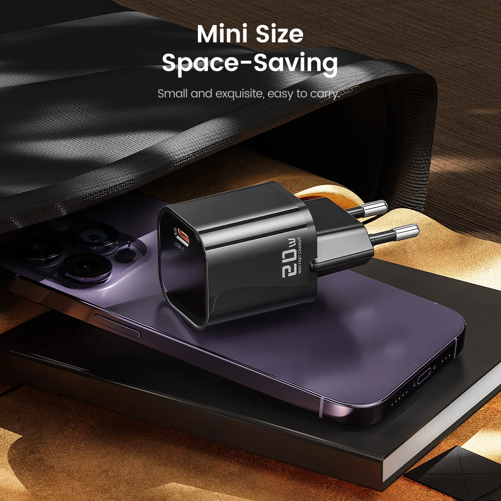 Toocki 20W GaN Fast Charger with PD and QC 3.0 Technology