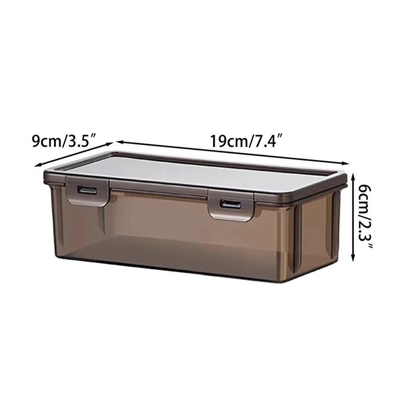 1pc Transparent Pencil Case Box Large-capacity Stackable Storage Box Office School Pencil Case Supplies Pencil Storage