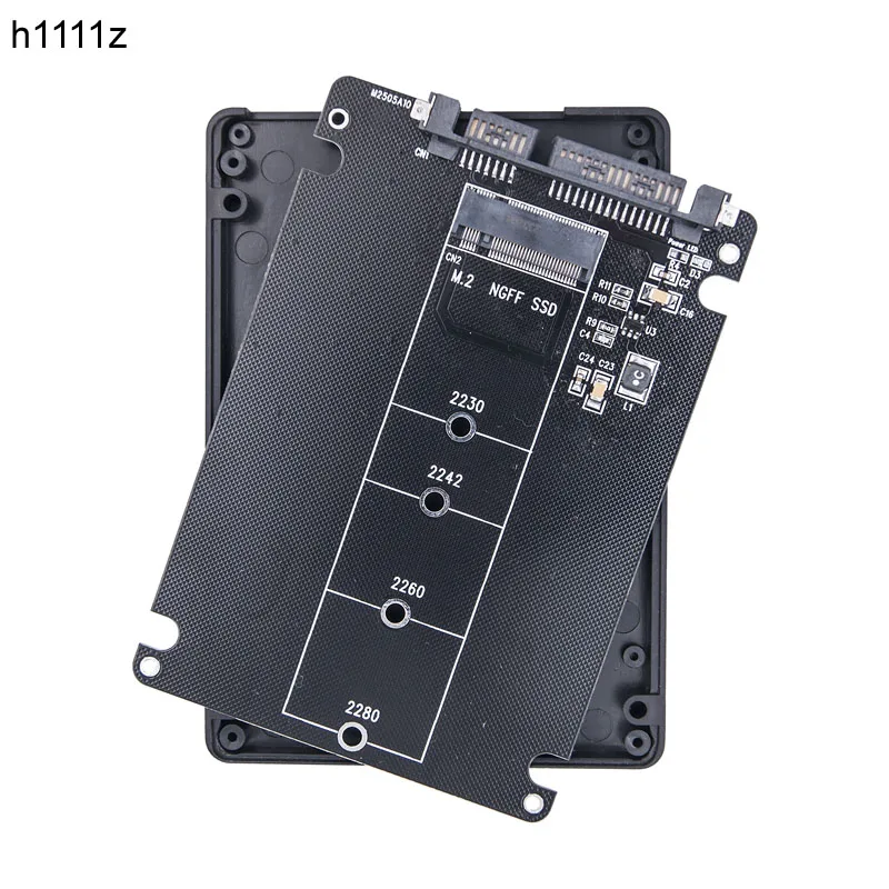 Carte Riser M.2 vers SATA 3.0, 6Gbps, 2.5 pouces, NGFF M.2, adaptateur SATA SSD, clé B, prise en charge 2230 2242 2260 2280 M.2 SATA SSD, nouveauté