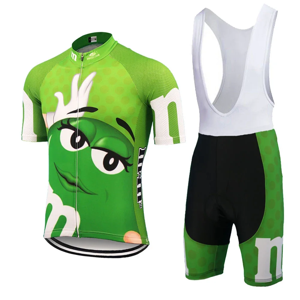 사이클링 저지 및 턱받이 세트, M De Manga, Ciclismo Maillot, 젤 20D, 신규, 장비