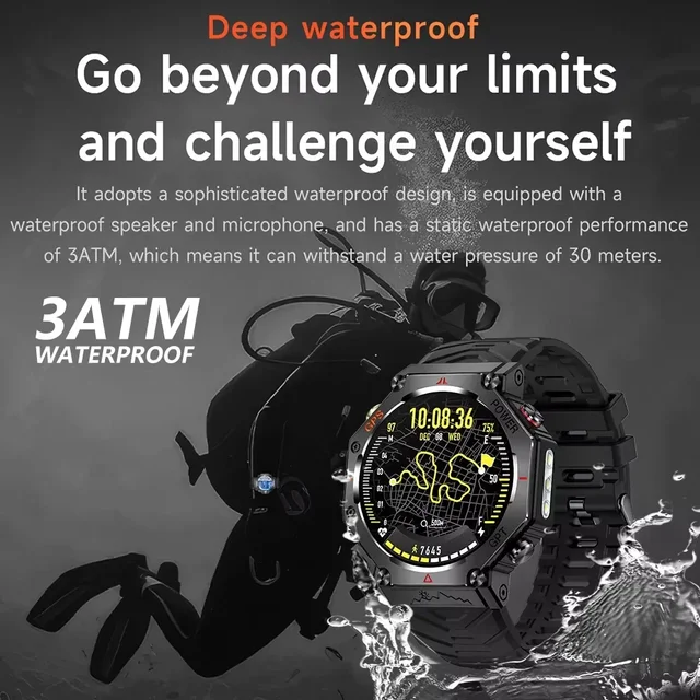 2026 New Chat GPT AI Assistant Smart Watch 5ATM Waterproof Built-in GPS Dual Band GNSS Compass Sport Smart watch Men Woman 6