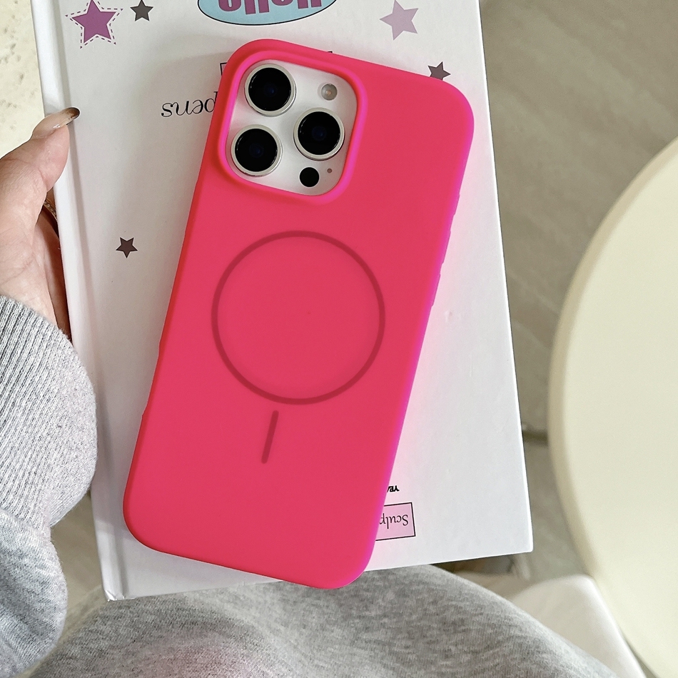 Original Rose Liquid Silicone 16 Magsafe Case For iPhone 15 14 16 Plus 11 12 13 16 Pro Max Magnetic Wireless Charging Soft Cover